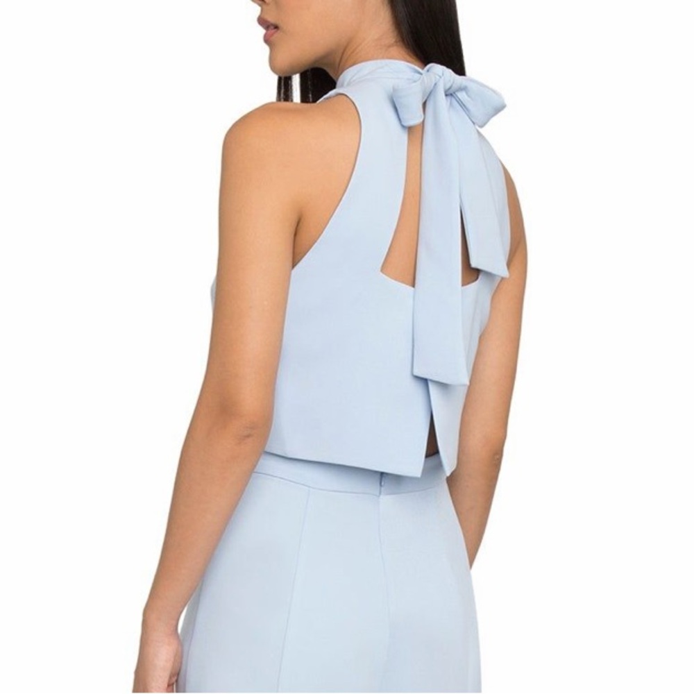 Black Halo Blue Sleeveless Top